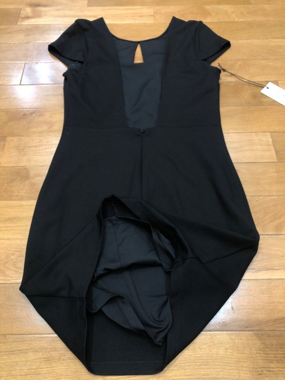 NWT Ali & Jay Sylva Little Black Dress Mini Modern Edgy Size M - Picture 6 of 12